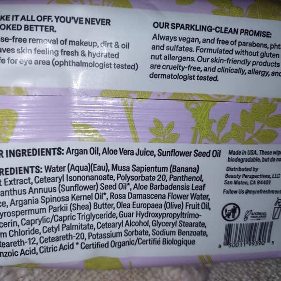 5 PACK BUNDLE! Refreshments Cleansing Cloths - Picture 3 of 6